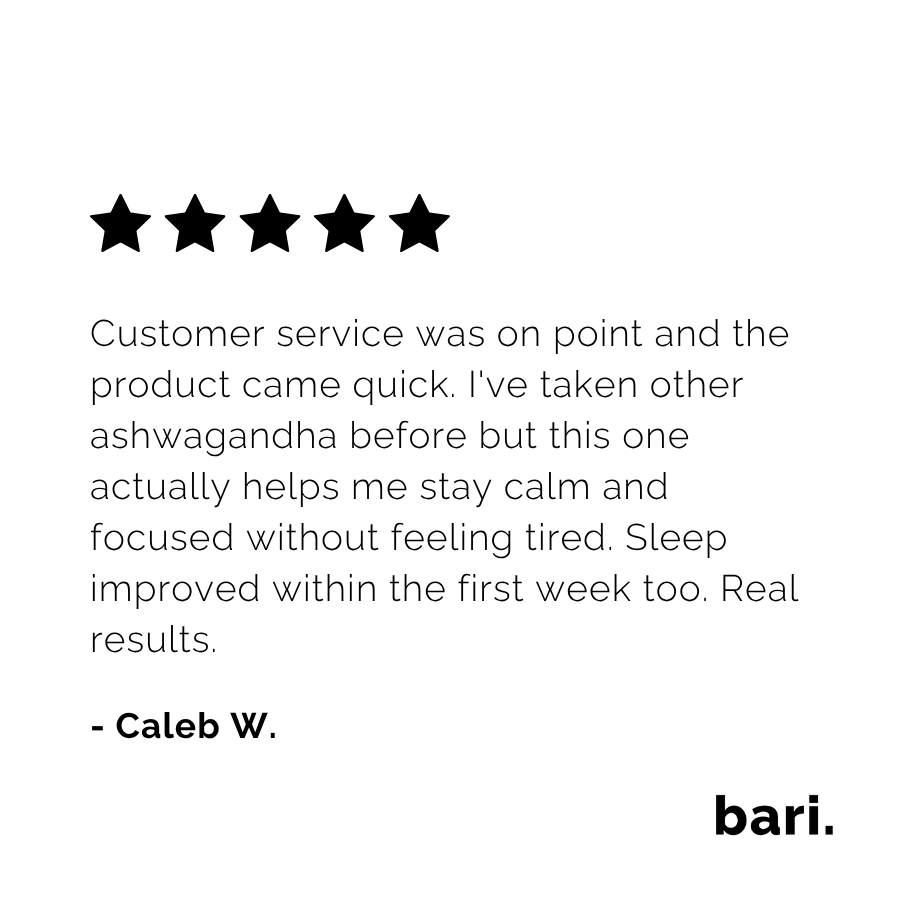 Ashwagandha | Calm Focus + Cortisol Control