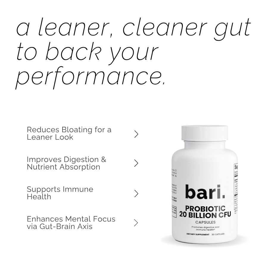 Probiotic 20B CFU | Digestion, Immunity & Lean Aesthetic Support