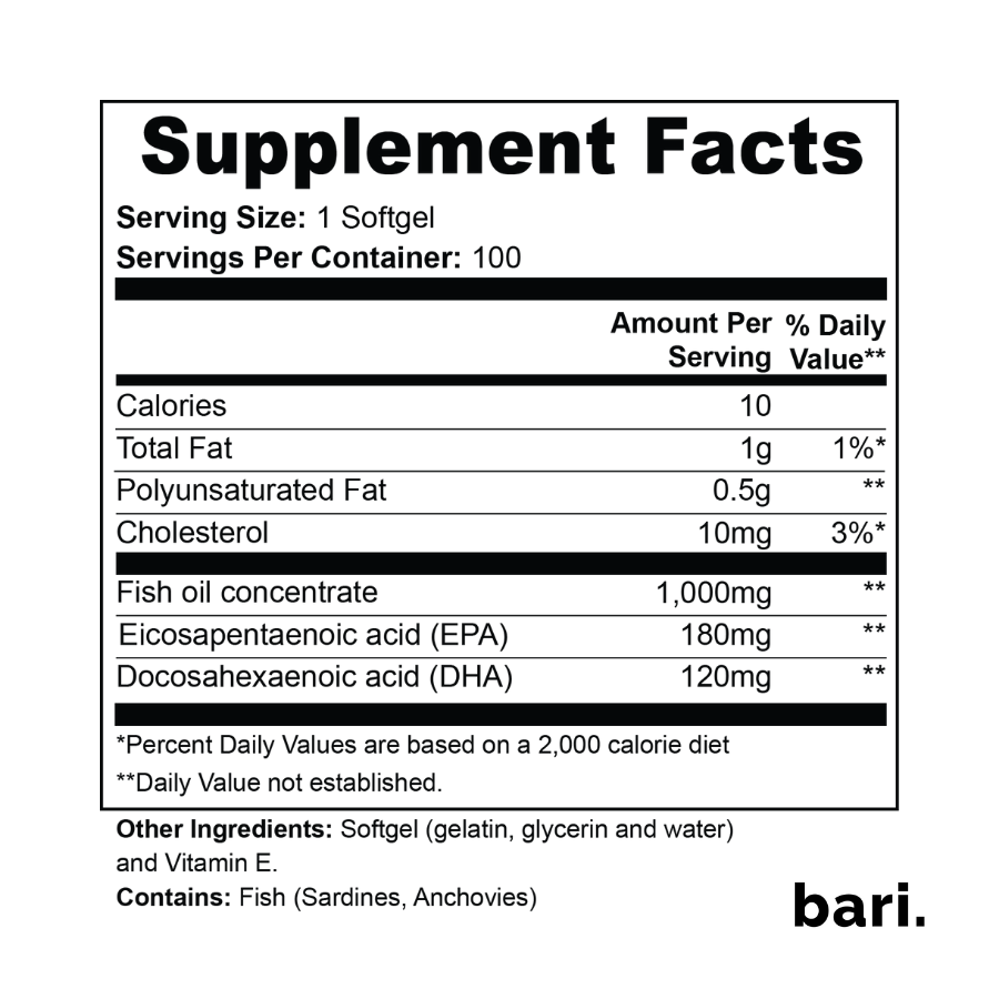 Omega-3 EPA + DHA | Clean Focus & Recovery