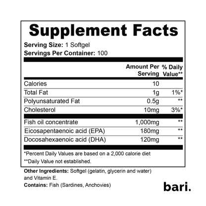 Omega-3 EPA + DHA | Clean Focus & Recovery