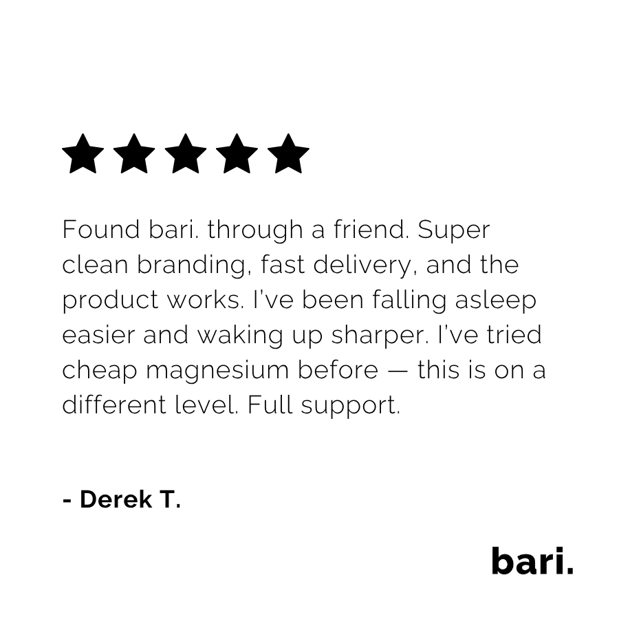 Magnesium Glycinate | Sleep, Stress & Muscle Recovery